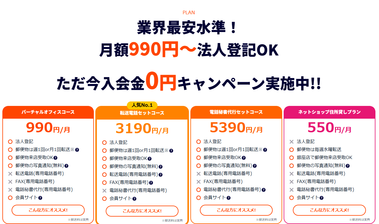 レゾナンスバーチャルオフィスHPより