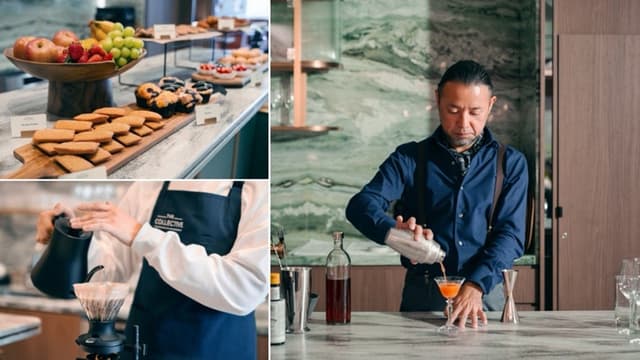 モーニングリチュアル&アペリティフアワー(ザ・コレクティブ グラントウキョウサウスタワーでのサービス)