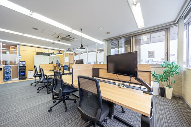 コワーキングスペース併設の施設です