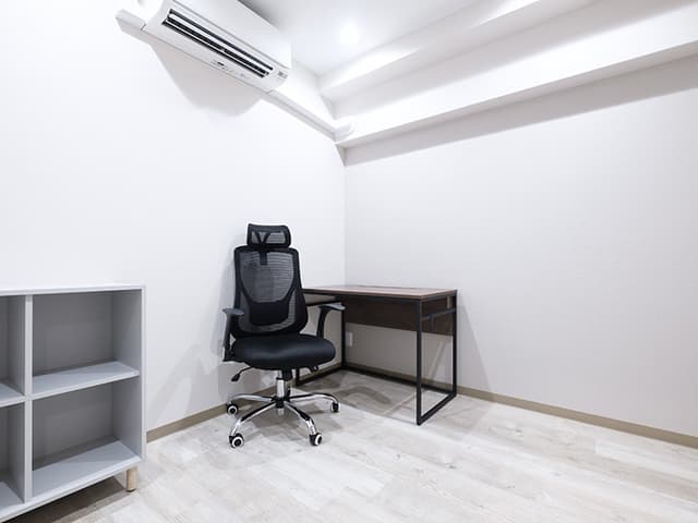 専有部_個室。各部屋は空調完備で、ストレスなくお過ごしいただけます。