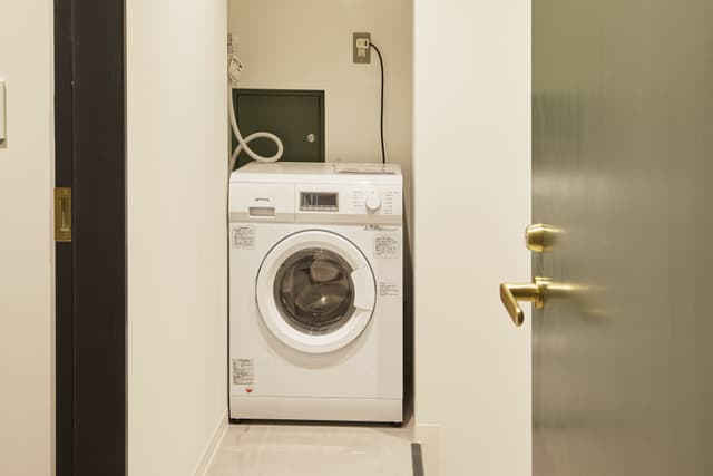 共用部|無料で使えるランドリーがあり