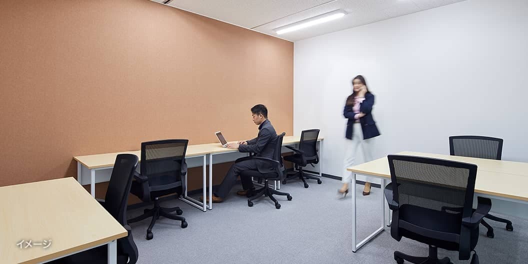 専有部_個室。家具付きのお部屋です。※画像はイメージです。©Regus