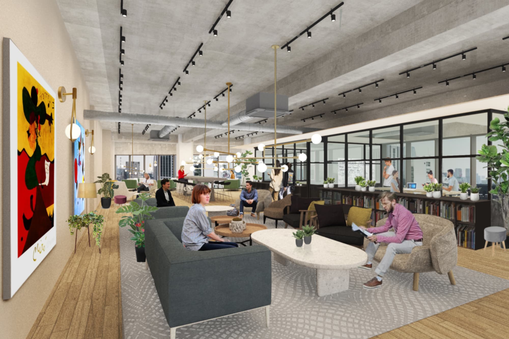 個室_専有部です。自由な使い方が可能になっています。※こちらの画像はイメージです。