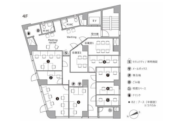 その他_4Fフロアマップ。