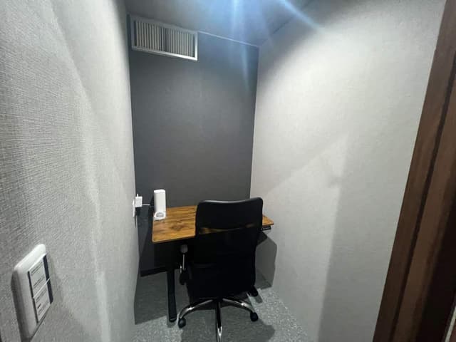 専有部_個室。24時間利用可能です。