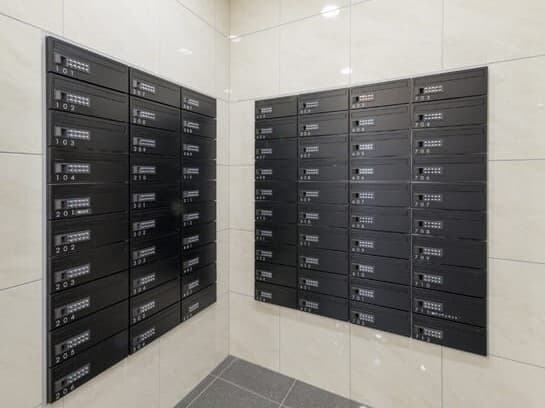 設備_メールボックス。専用のメールボックスがエントランスに設置されています。※画像はイメージです。