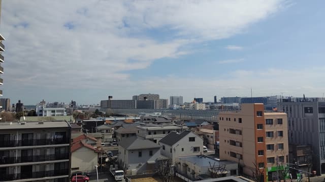 共用部_ベランダからの景色も綺麗でリフレッシュできます。