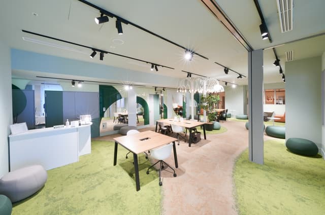 共用部_受付&ワークスペース