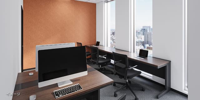 専有部_個室。窓付きで景色を一望できる区画です。※画像はイメージです。©Regus