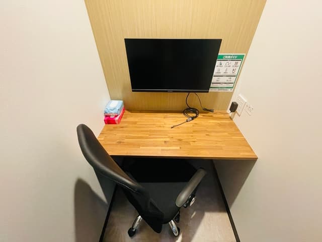 専有部_個室(1名用)モニター付きです。
