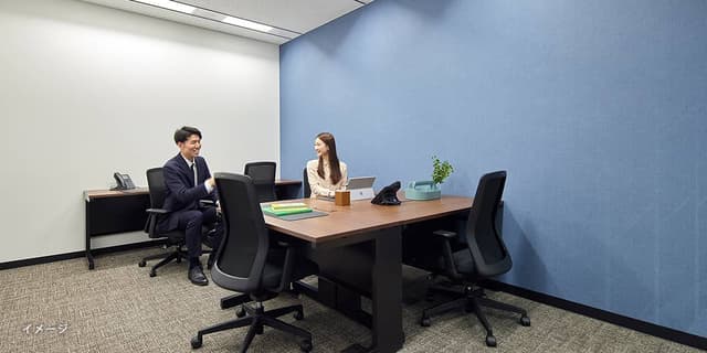 専有部_個室。ネット環境も整っています。※画像はイメージです。©Regus