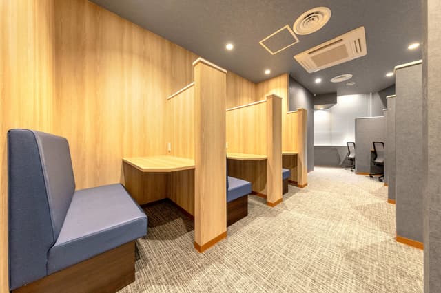 共用部_サイレントブース。静かに集中して過ごしたい方におすすめです。