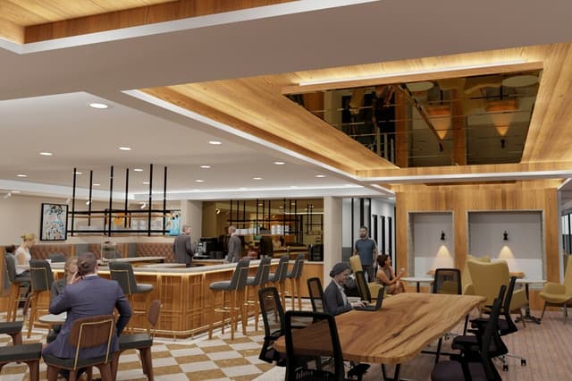 共有部_コワーキングスペース。24時間利用可能です。※画像はイメージです。