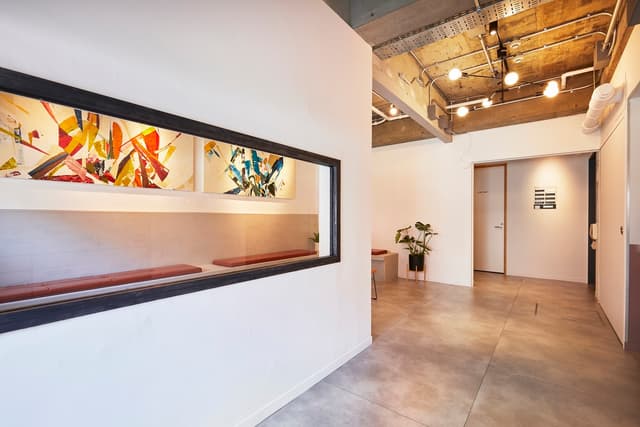 共用部_共用ラウンジは24時間利用可能となっております。