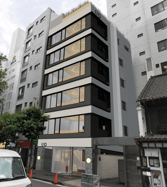 _建物外観_白と黒を基調にしたスタイリッシュな建物です。