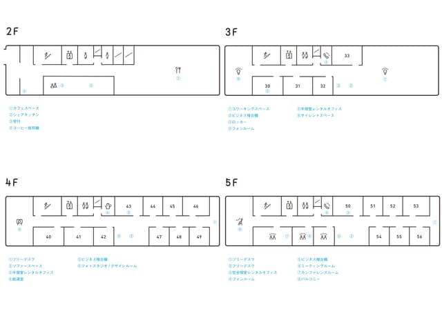 フロアマップ。