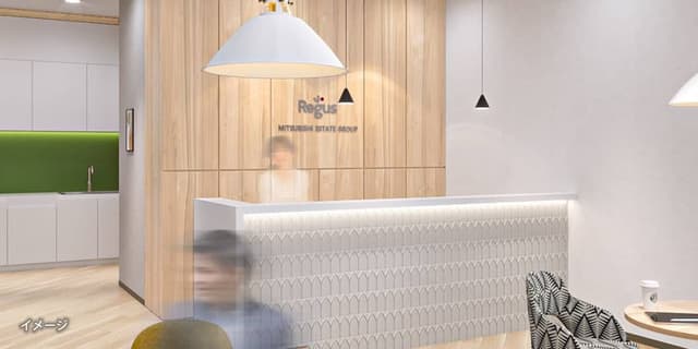 外観_受付。営業時間内はスタッフが常駐しています。※画像はイメージです。©Regus