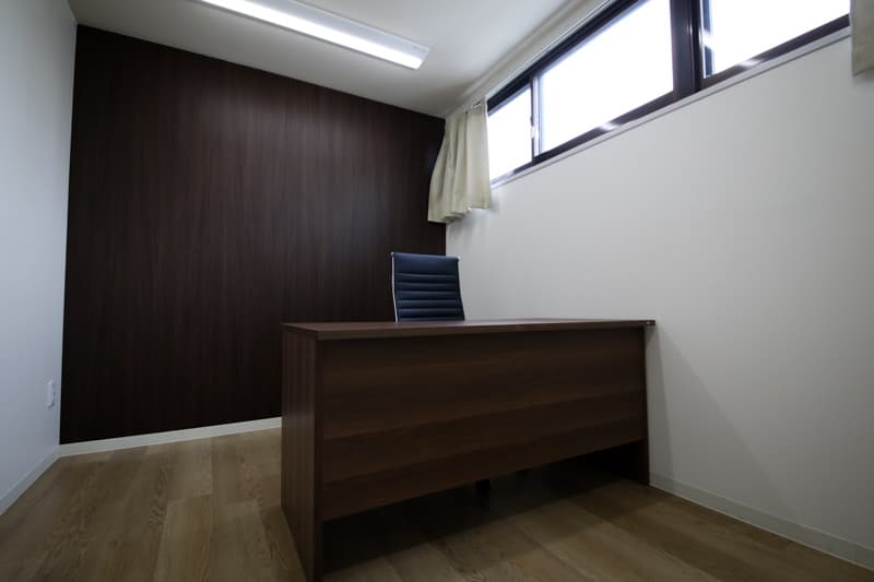 個室_オフィス。24時間365日利用可能になっています。