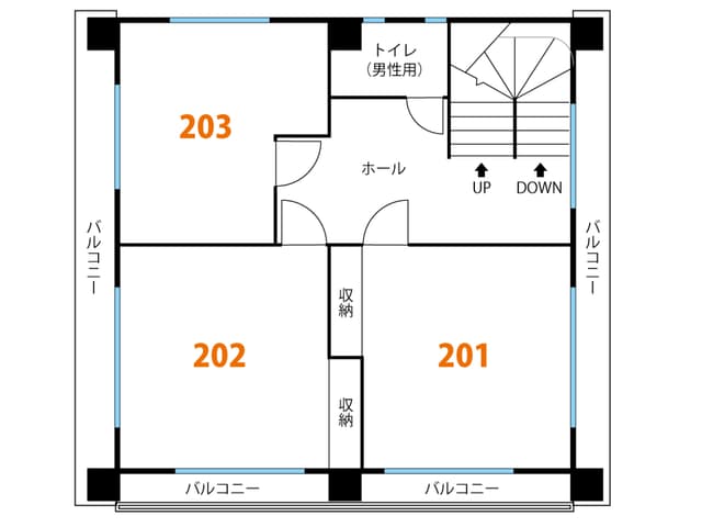 その他_フロアマップ。2Fフロア案内です。