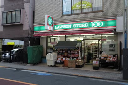 近隣のコンビニ_ローソンストア100 高輪1丁目店(徒歩3分)
