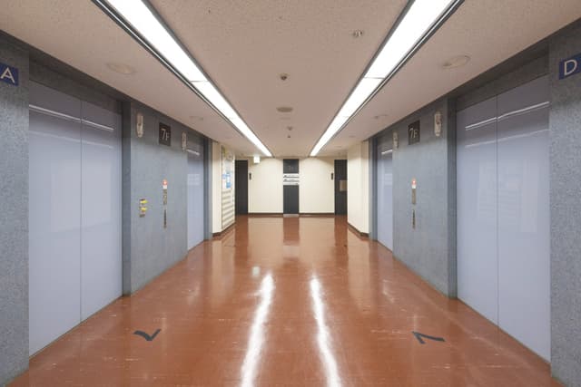 外観_エレベーターホール。