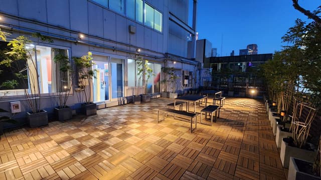 SLOTH TERRACEのテラス部分