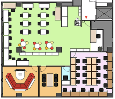 フロアマップ_席の配置などをご確認ください