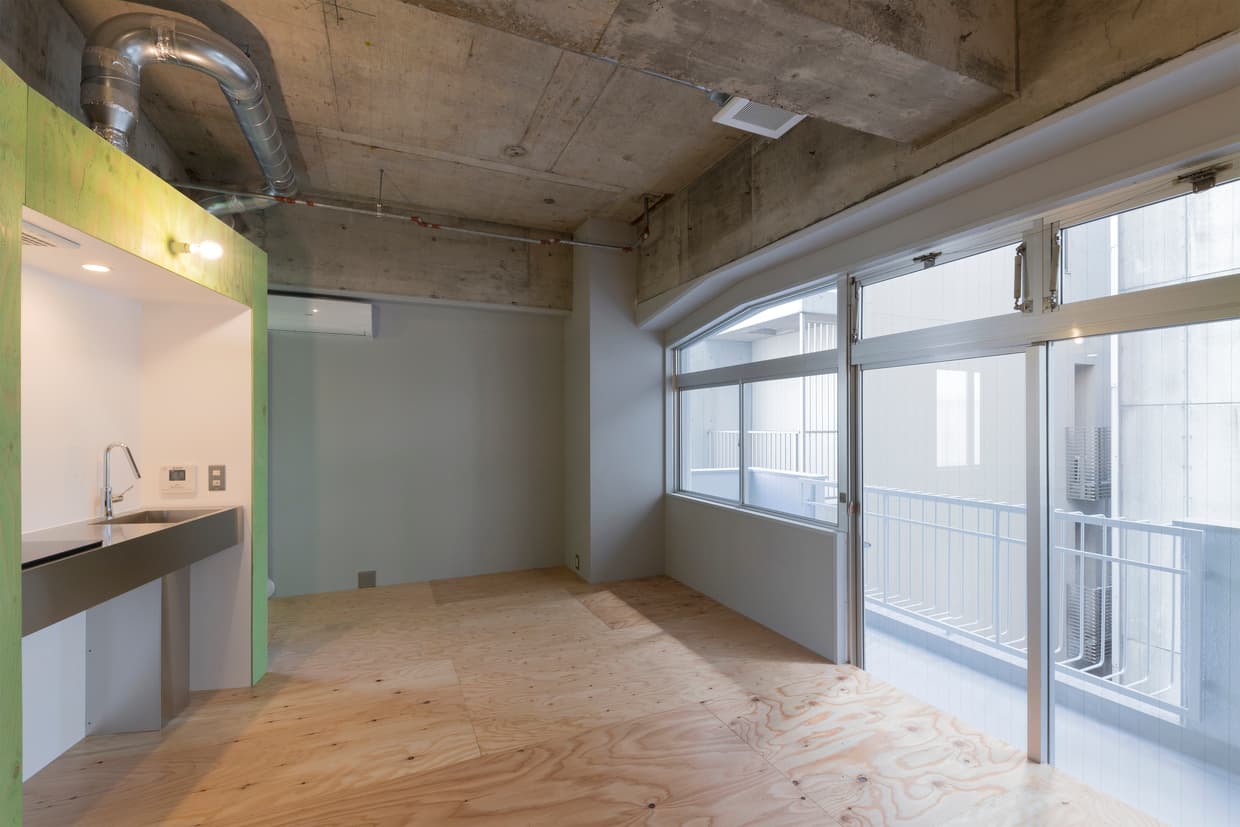 専有部_個室。ミニキッチンが付いています。