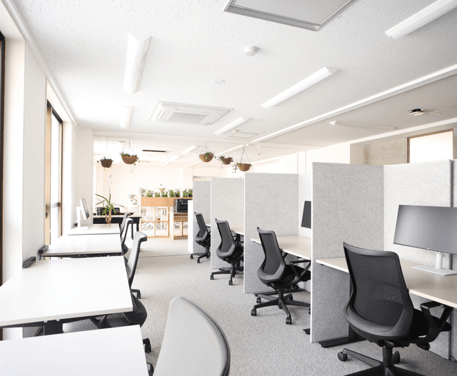 共有部_コワーキングスペース。気分を変えて作業を行う場として活用できます。