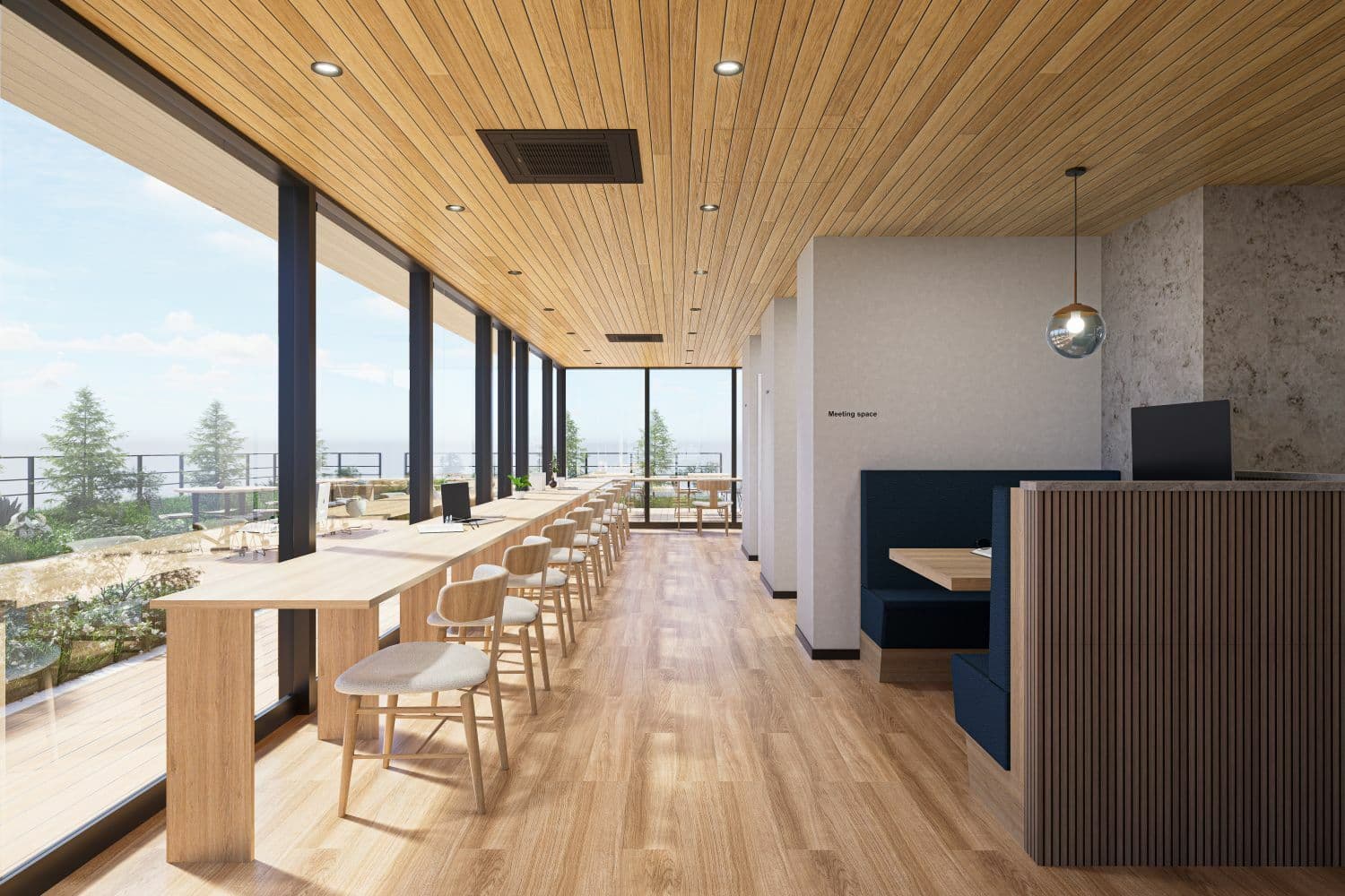 共有部_ラウンジ。気分を変えて仕事や来客などにも利用可能です。※画像はイメージです。