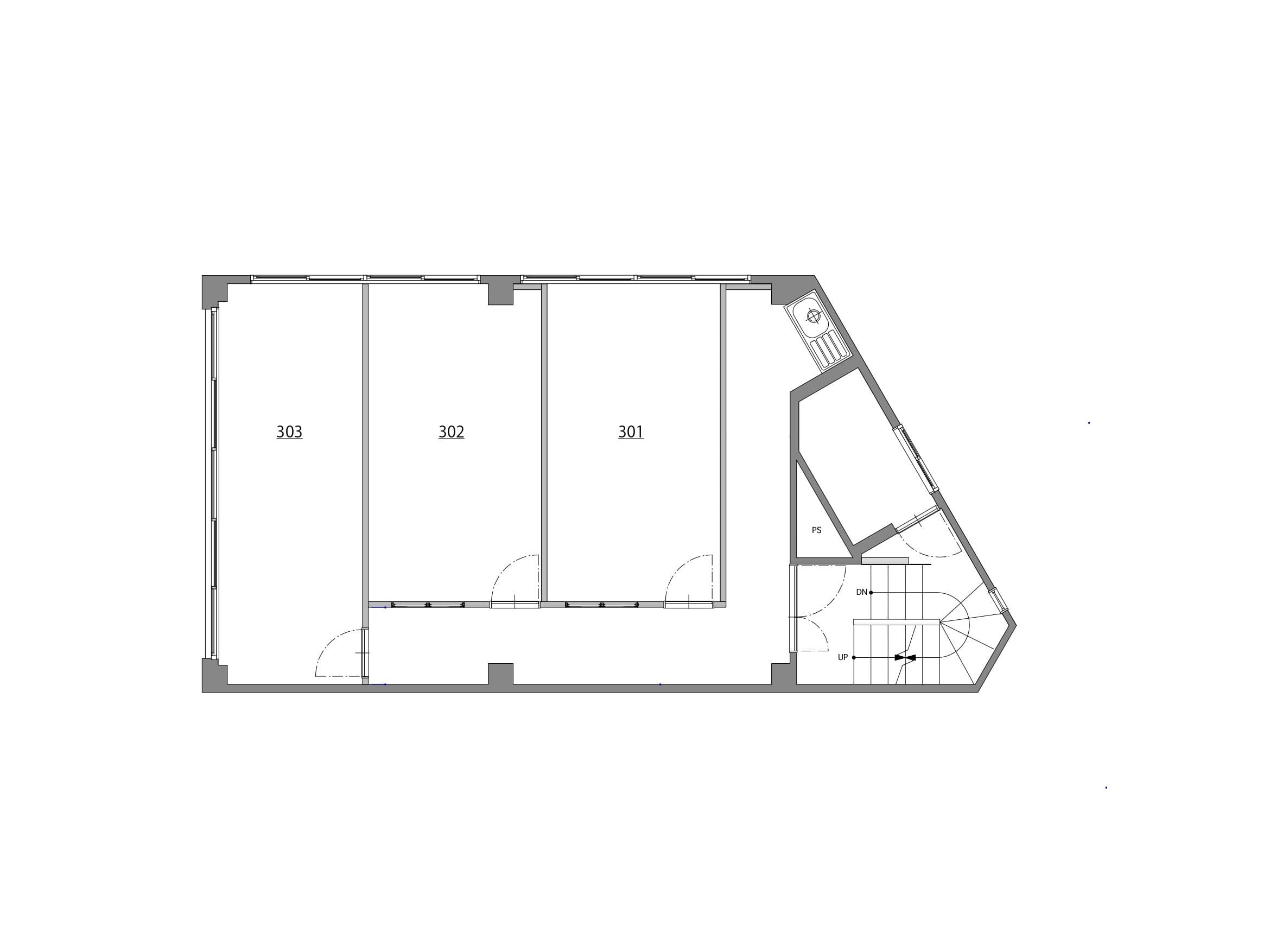 その他_フロアマップ。3Fのフロア案内図です。