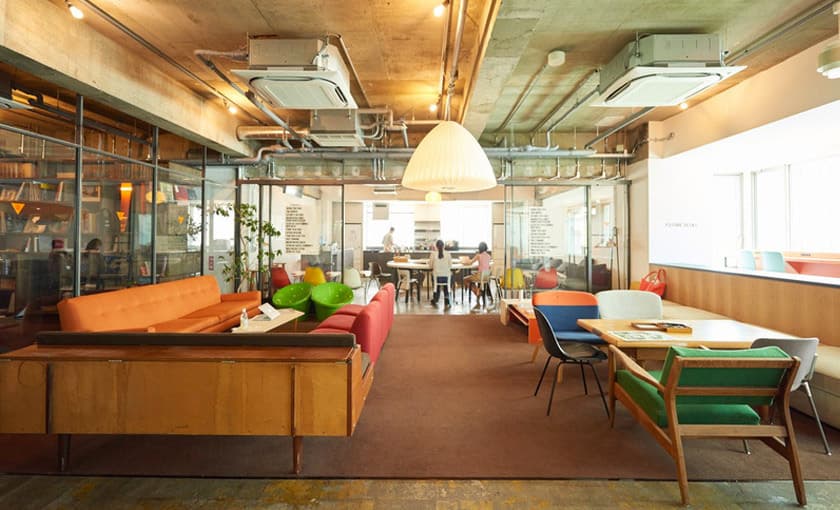 MIDORI.so_Nagatacho_ラウンジ全体