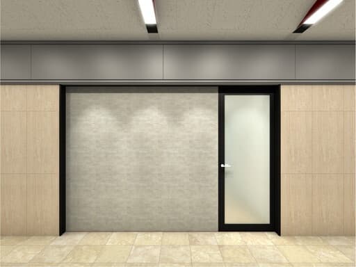 外観_エントランス。複数の駅が徒歩圏内にある好立地オフィスです。