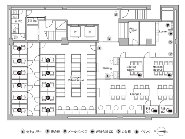 B1F フロアMAP
