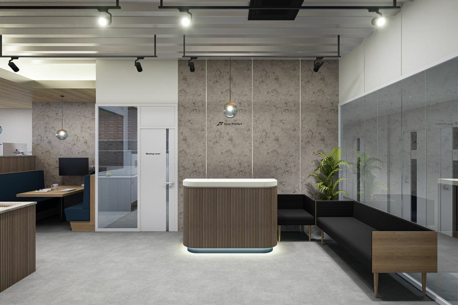 外観_エントランス。日中は有人受付です。※画像はイメージです。