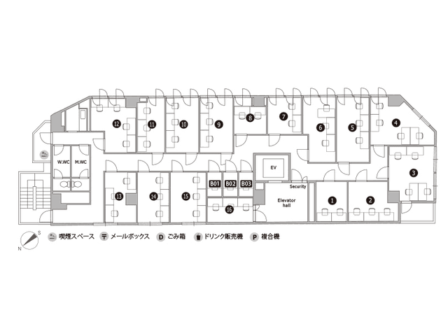 9F フロアマップ