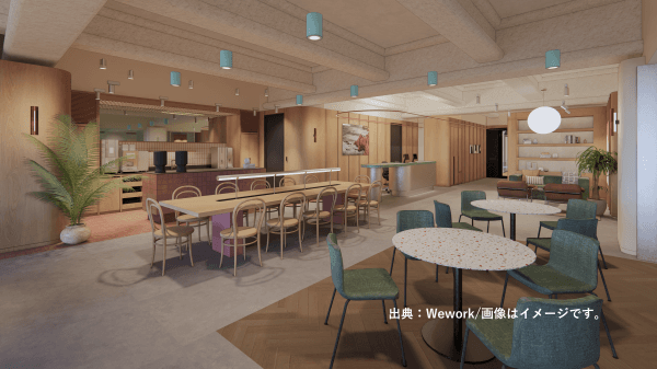 専有部_個室。多彩なオフィスプランがあり、柔軟な契約形態を提供しています。※写真はイメージです。© WeWork