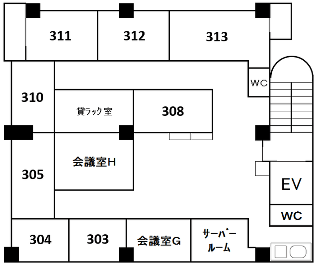マップ_オフィス3階のマップ