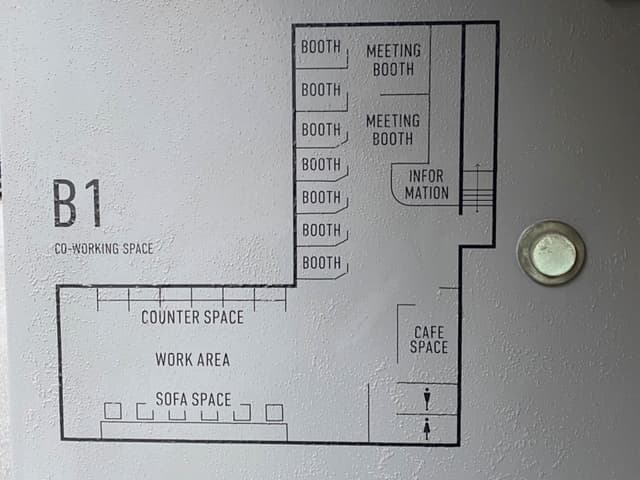 その他_フロアマップ。オフィスフロア案内図です。