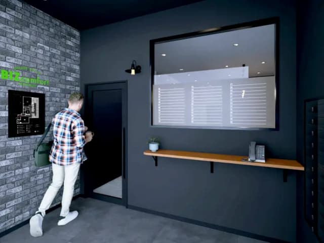 外観_エントランス。小手指駅から徒歩2分に位置しています。