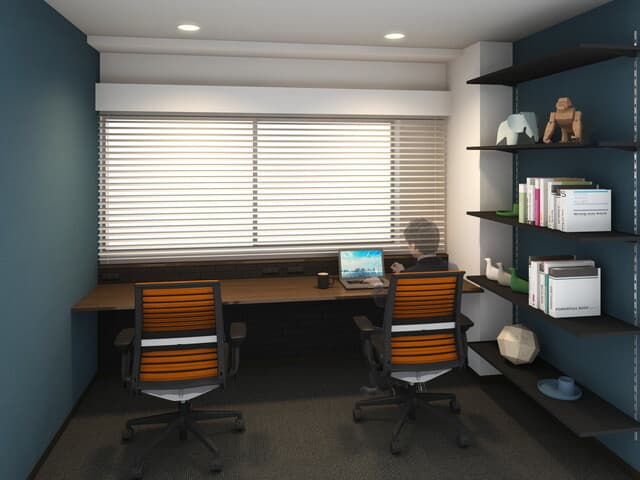 個室_1名用から4名用までの個室があります。©WAIM BUSINESS PLAZA