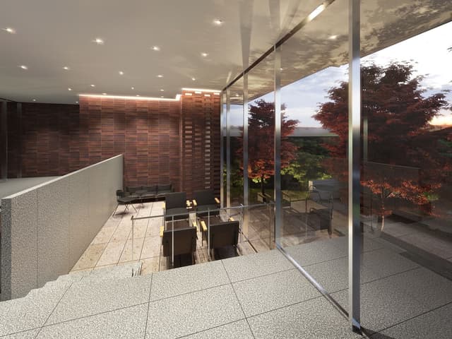 エントランス_エントランスホールです。外の景色を眺めながらゆっくりとくつろげる広々とした空間です ※イメージ画像