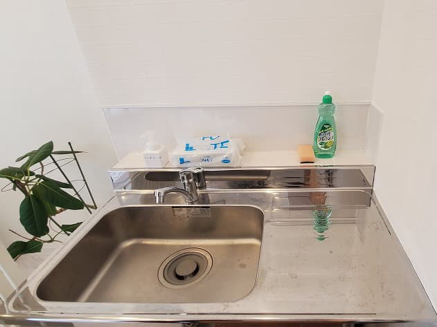 キッチンがあるので、洗い物OK!