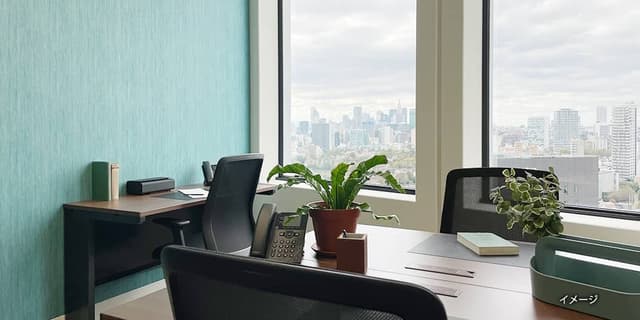 個室。家具付きのお部屋です。※画像はイメージです。©Regus