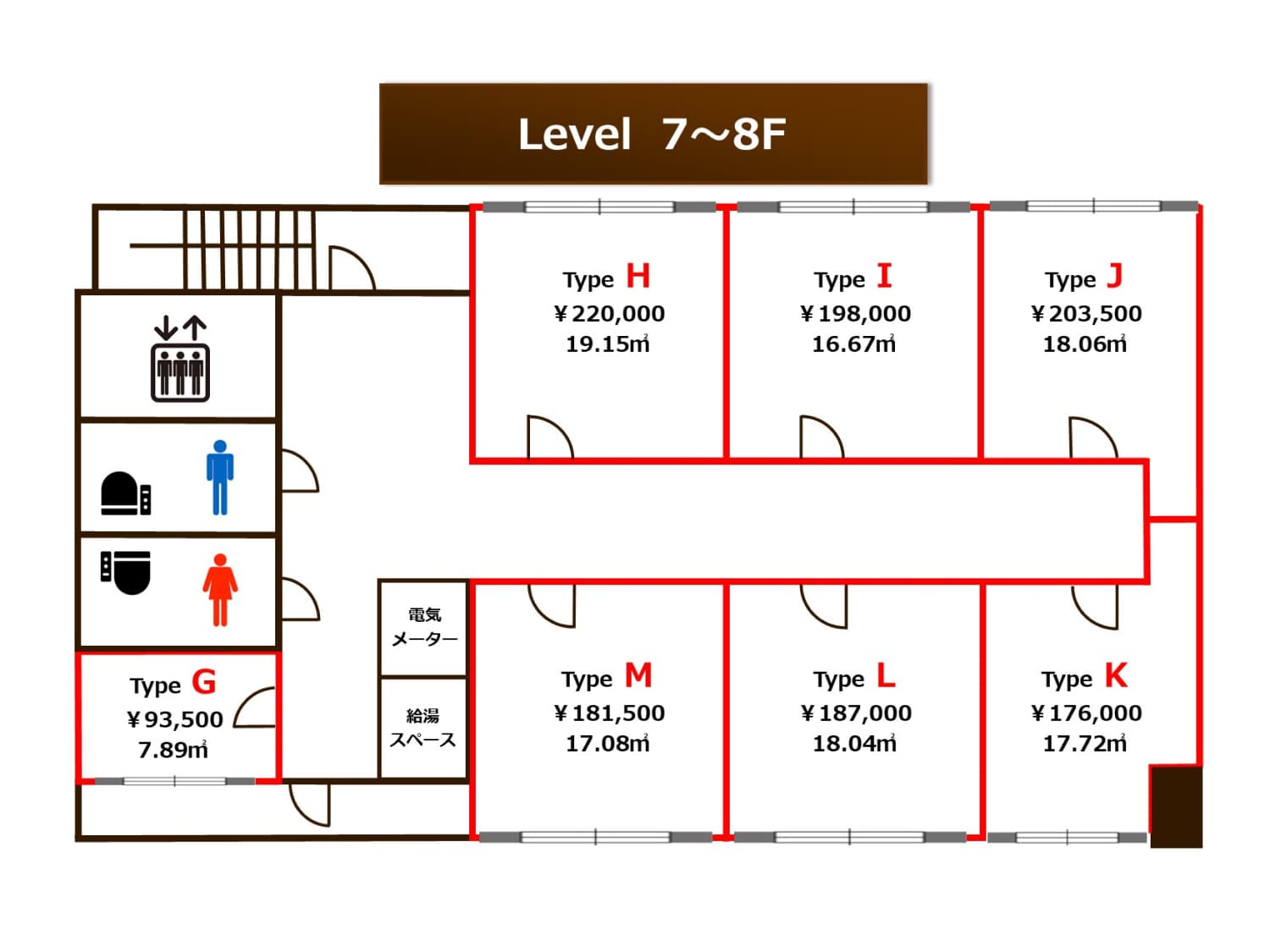 フロアマップ_グランクリュ大阪北浜7-8F