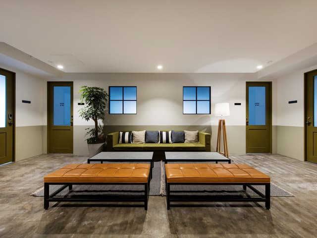 共用部_2階ラウンジ。来客対応等もラウンジでゆったりとできます。