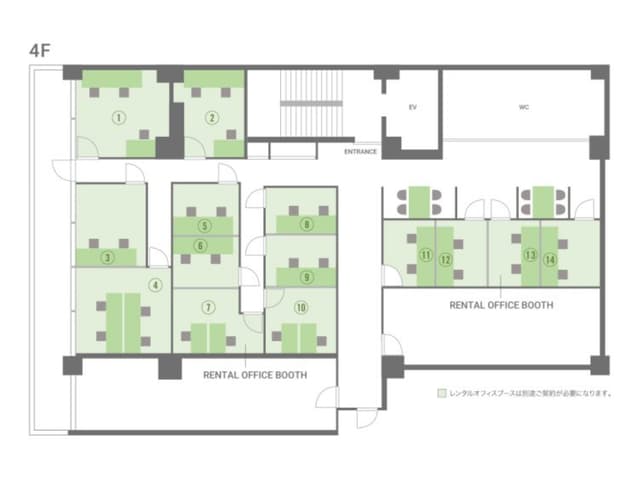その他_フロアマップ。©BIZcircle