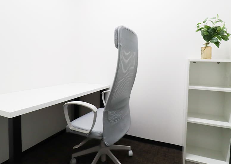 専有スペース_個室。家具付き1名用個室です。