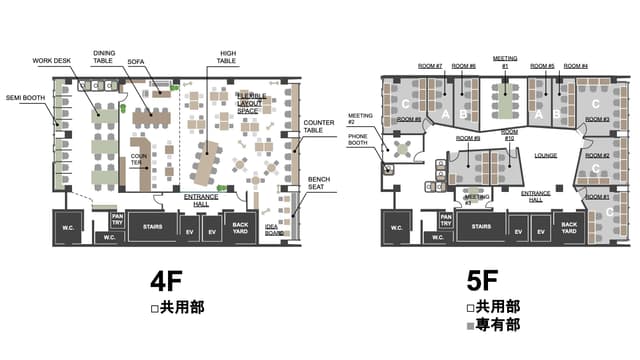 その他_フロアマップ。施設内のフロア案内図です。