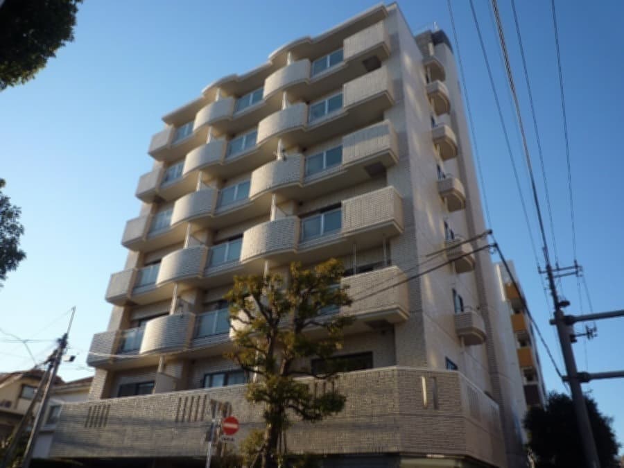 外観_オフィスは柿ノ木スカイパレスというマンションの中にあります。